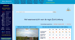 Desktop Screenshot of meteomaastricht.nl